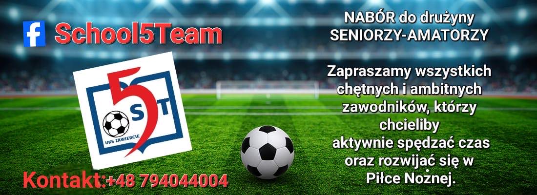 School5Team - Nabór do drużyny Seniorzy-Amatorzy