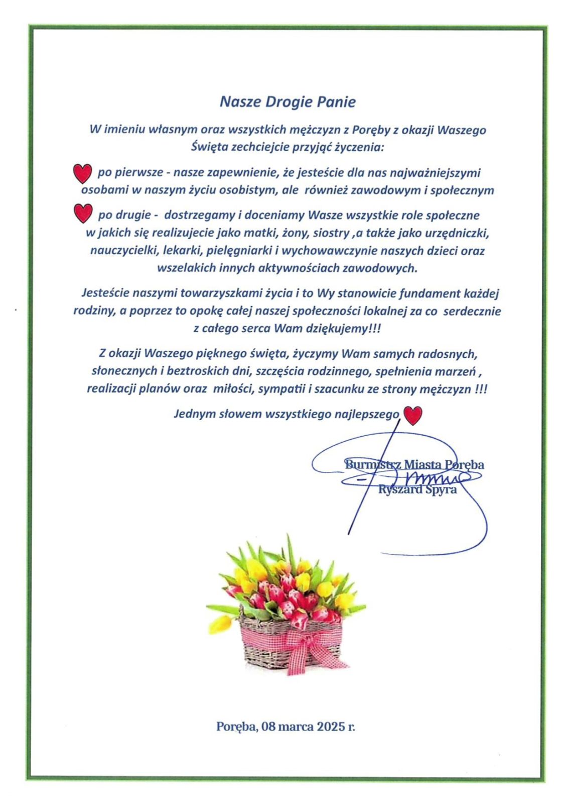 życzenia na Dzień Kobiet